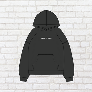 Piece By Piece - Signed Hoodie BLACK