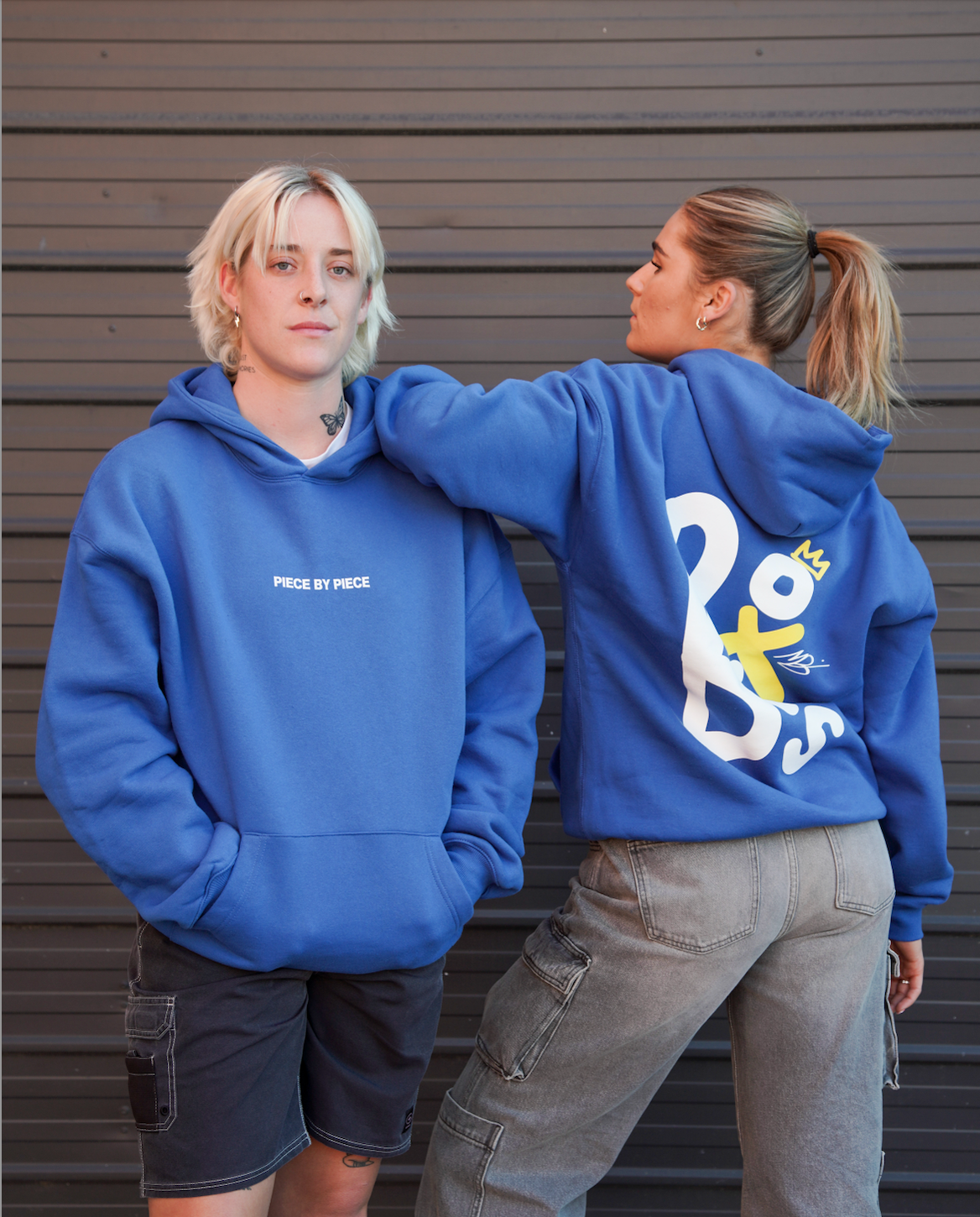 Piece By Piece - Signed Hoodie COBALT BLUE