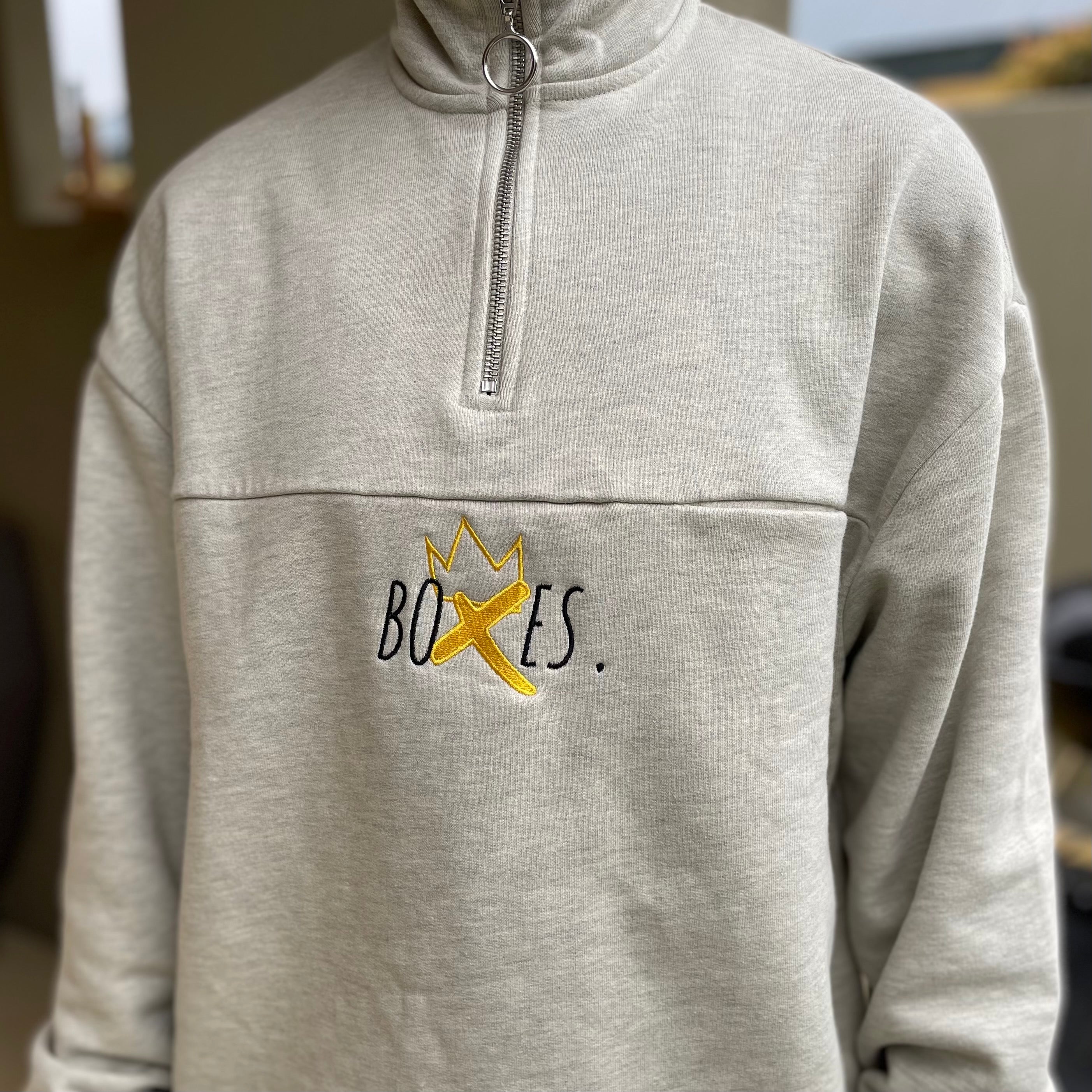 Boxes Quarter-Zip